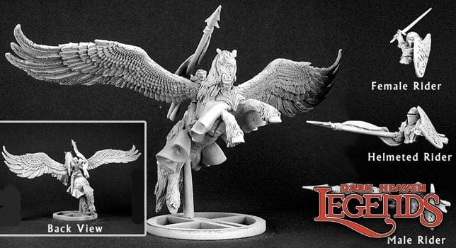 Dark Heaven Legends: Barros & Tempest, Paladin On Pegasus
