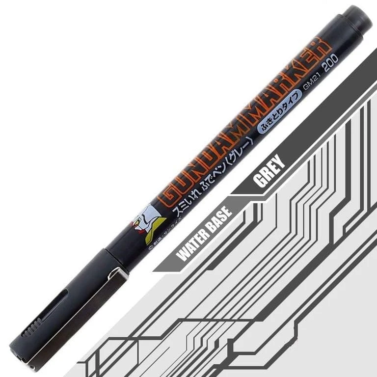 Gundam Marker: Brush Type GM21 - Gray