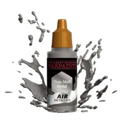 The Army Painter Warpaints Air: Metallics - Plate Mail Metal 18ml