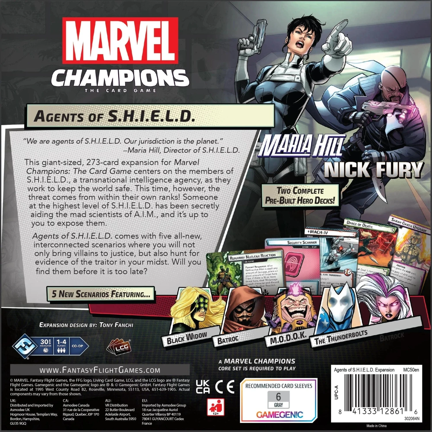 ASMODEE Marvel Champions LCG Agents Of S.H.I.E.L.D Expansion - Image 2