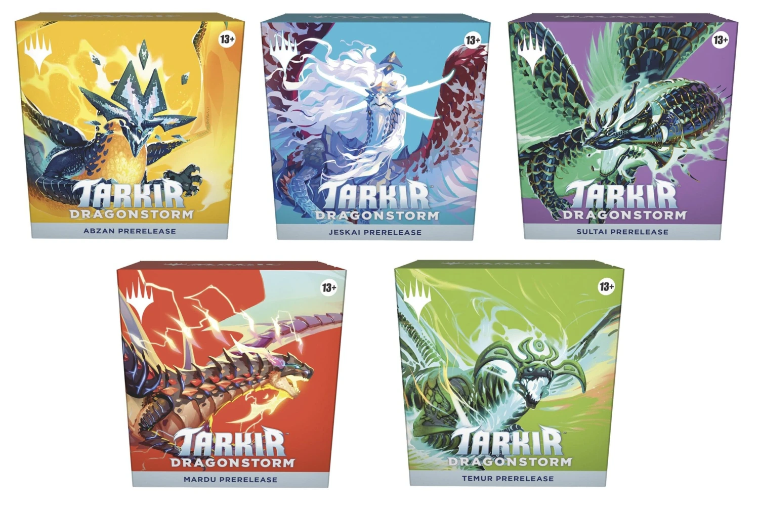 Wizards Of The Coast MTG Tarkir: Dragonstorm -Set Of 5- Pre-Release Pack