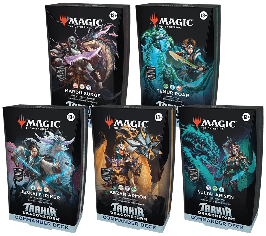 Wizards Of The Coast MTG Tarkir: Dragonstorm Commander Decks -Set Of 5-