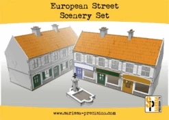 European Street Scenery Set (Unpainted)