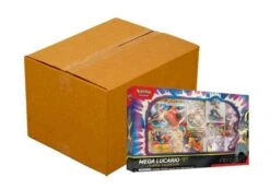 Pokemon Mega Lucario Ex Premium Figure Collection [x6] Case