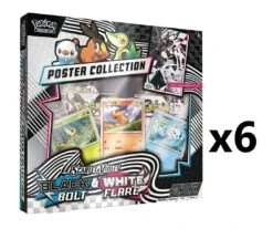 Pokemon Black Bolt/White Flare Unova SV10.5 [6x] Poster Collection Case