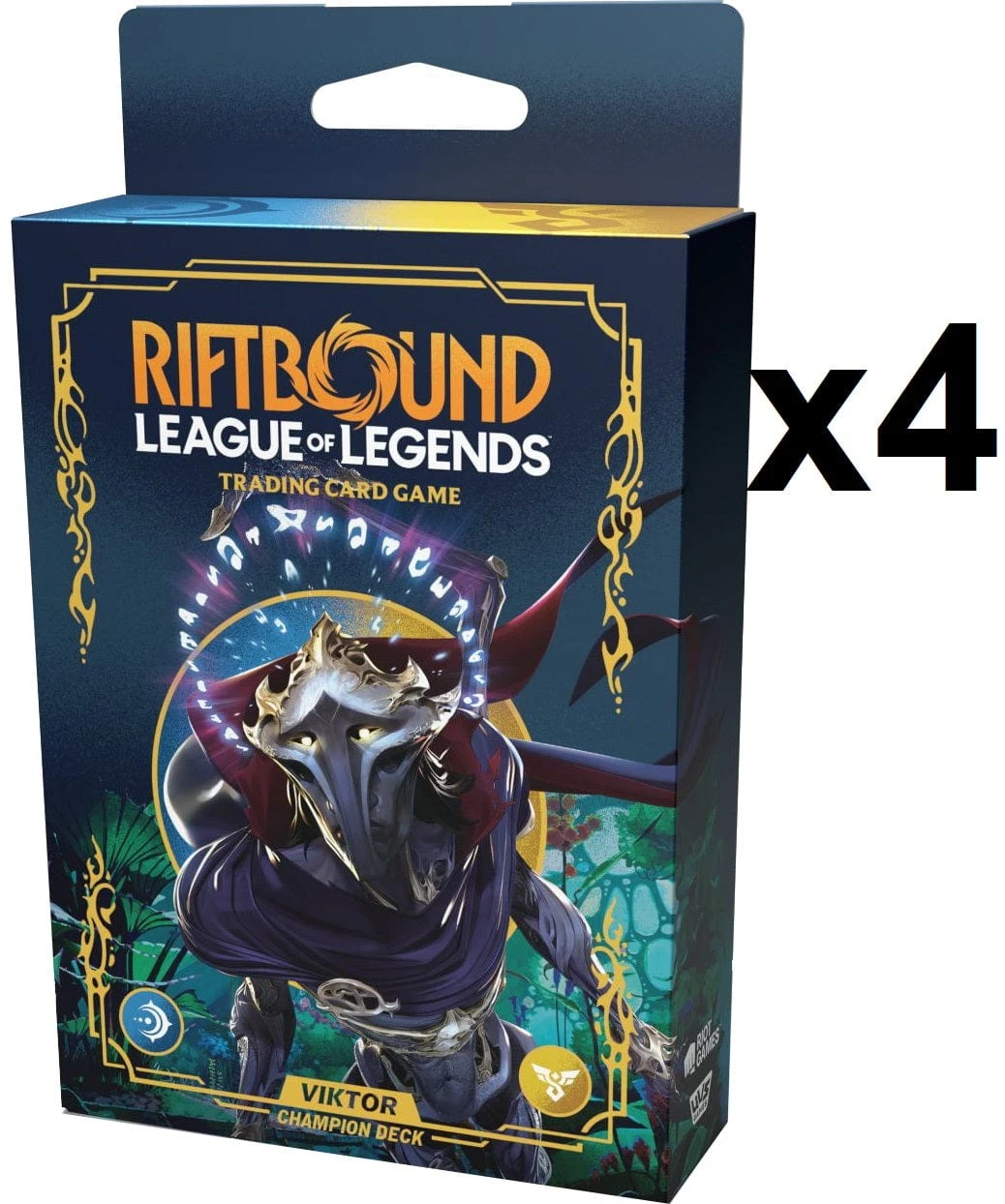 Riftbound - League Of Legends TCG: Origins Champion Deck Sealed Display (4) - Viktor