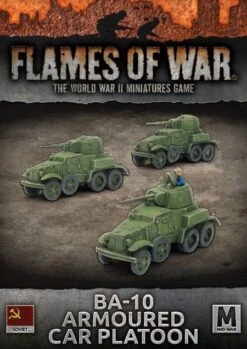 Mid-War: BA-10 Armoured Car Platoon X3 Tanks X3 BA-10 Armoured Cars