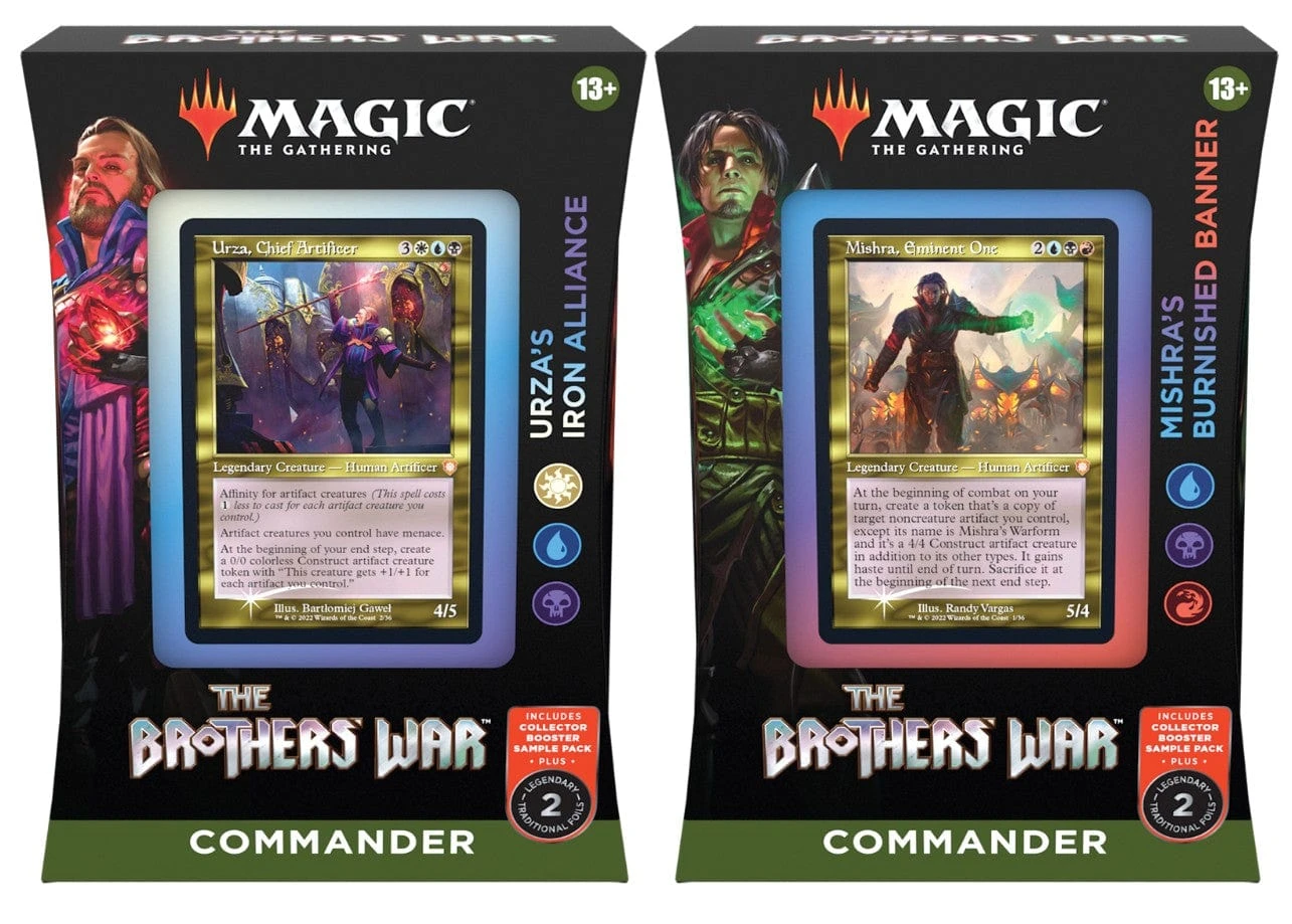 Wizards Of The Coast MTG The Brothers War (Set Of 2) Commander Decks