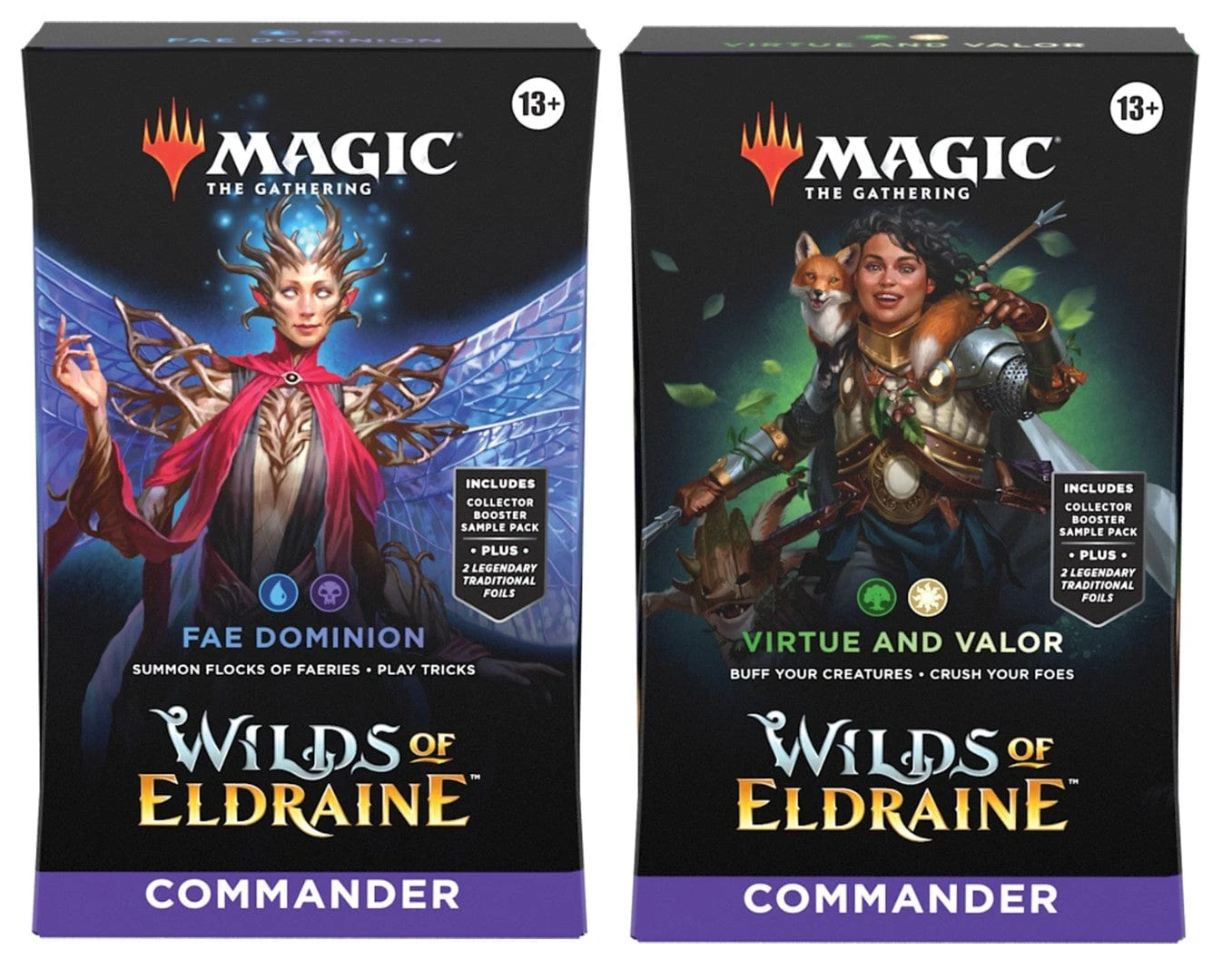 Wizards Of The Coast MTG Wilds Of Eldraine -Set Of 2- Commander Decks