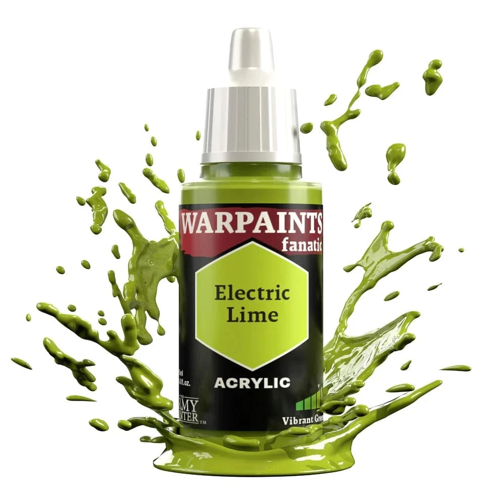 The Army Painter Warpaints Fanatic: Electric Lime 18ml
