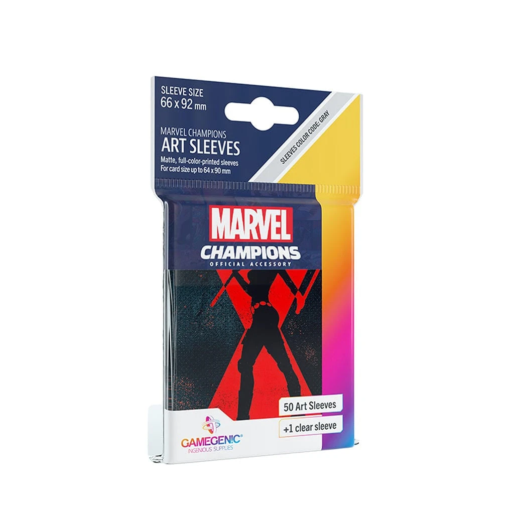 ASMODEE Marvel Champions Art Sleeves: Black Widow