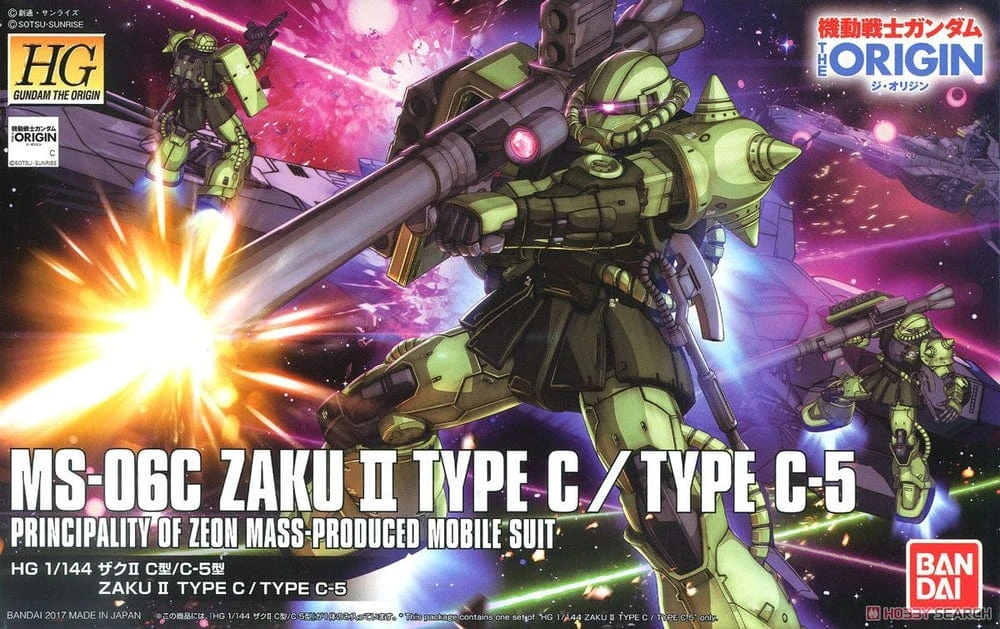 HG-The Origin: #16 Zaku II Type C/Type C-5