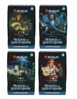 Wizards Of The Coast MTG Murders At Karlov Manor -Set Of 4- Commander Decks