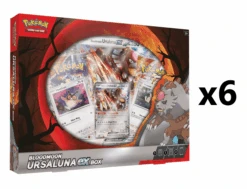 Pokemon Bloodmoon Ursaluna Ex [x6] Sealed Case