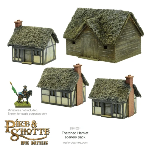 Pike & Shotte: Thatched Hamlet Scenery Pack