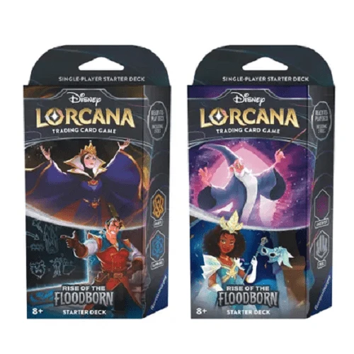 Ravensburger Lorcana: Rise Of The Floodborn -Set Of 2- Starter Decks