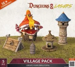 Dungeons & Lasers: Expansion Set - Village Pack